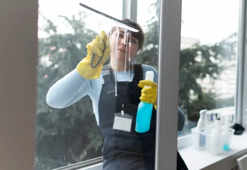 Nettoyage de vitres intérieures et extérieures à Luneau